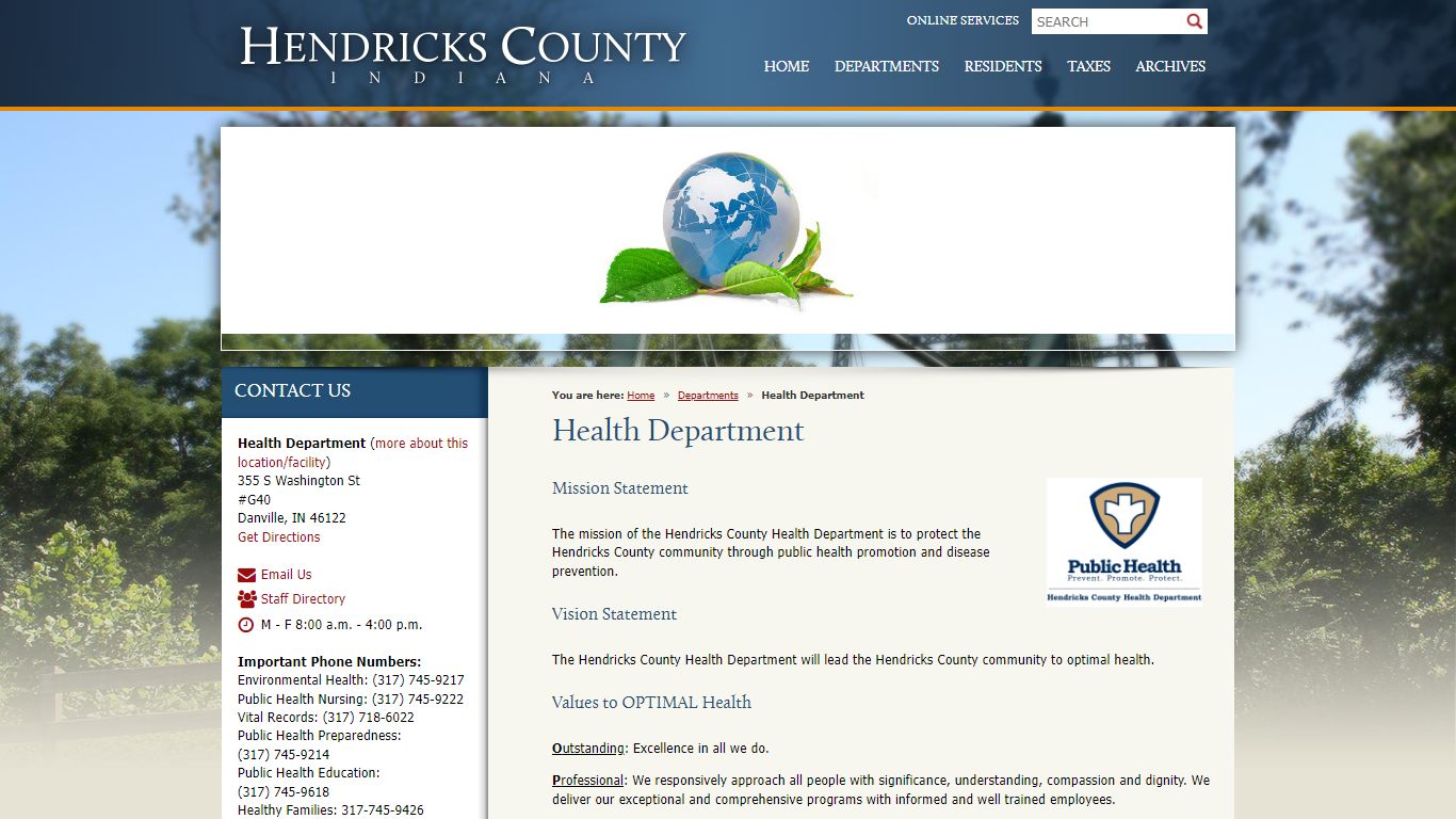 Health Department / Hendricks County, IN